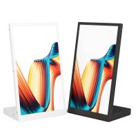 POS L-Thekenaufsteller DIGIUP Desk 15,6" schwarz & weiß