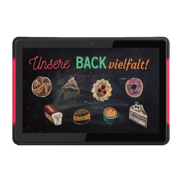 POS Thekenaufsteller 10" Digital Signage Touch-Display (Gebraucht)