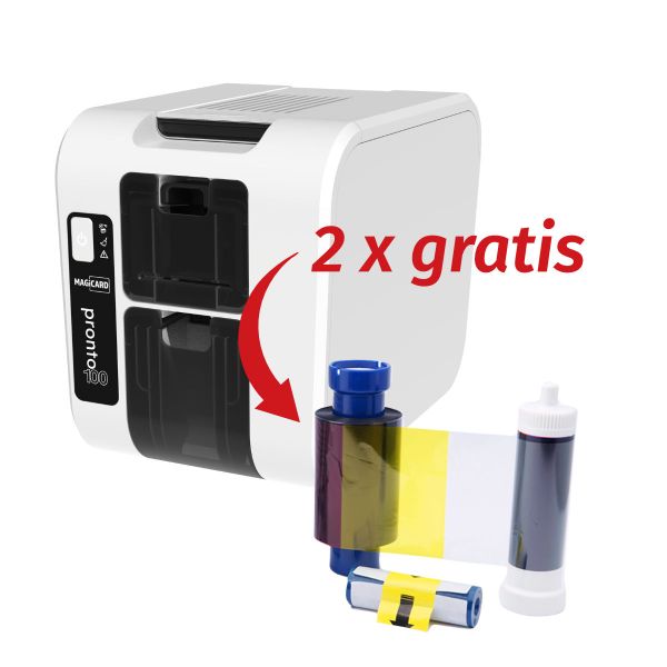 Magicard Pronto 100 Promo Aktion inkl. 2 x kostenlose Farbbänder