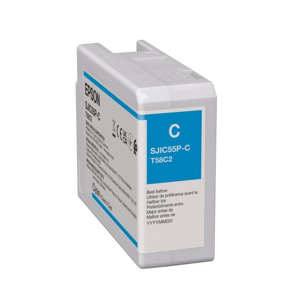 Farbpatrone Epson SJIC55(C)  ColorWorks D6x00-Series, Cyan