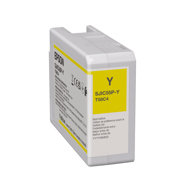 Farbpatrone Epson SJIC55(Y) ColorWorks D6x00-Series, Gelb