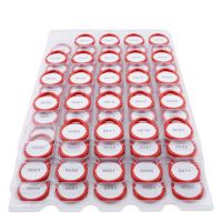 Keyfob MIFARE DESFire 4K EV1 / EM4450 rot / weiß,...
