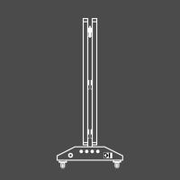 Doppelseitiger Kundenstopper Outdoor 43" 2000 cd/m² High Brightness