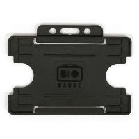 Kartenhalter BIOBADGE, Querformat hellblau