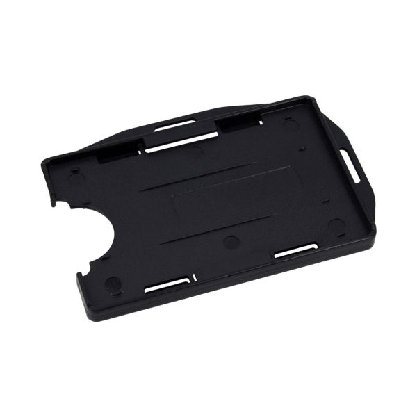 Kartenhalter Doppelbox Beidseitig schwarz