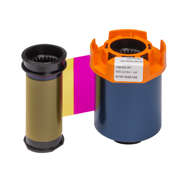 Evolis Agilia YMCKK600 Farbband, RT5F102E100