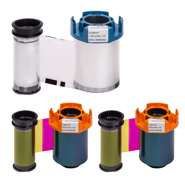 Evolis Agilia Bundle YMCK600 Farbfolie + RT1200 Retransferfilm