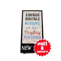 Kundenstopper 43 Outdoor Digital Signage Ultra-High-Brightness 1500 cd/m² Android 14