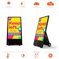 Kundenstopper 43 Outdoor Digital Signage Ultra-High-Brightness 1500 cd/m² Android 14