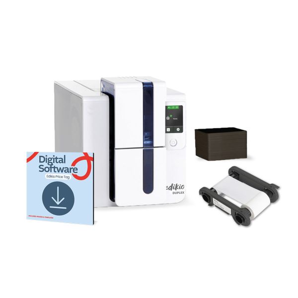 Evolis Edikio DUPLEX PriceTag Komplettpaket