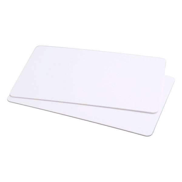 Pappkarten 86x54mm Ecoplus, weiß (600 Stück)