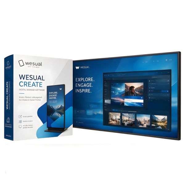 Digital-Signage Starter Paket 43" - Wesual Neukunden