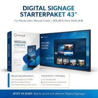 Digital-Signage Starter Paket 43" - Wesual Neukunden