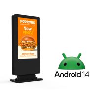 55" Outdoor Advertising Display 4K Elite Werbestele...