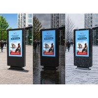 55" Outdoor Advertising Display 4K Elite Werbestele Digital Signage