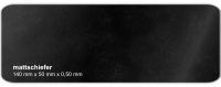 Plastikkarte 140x50mm 500µ mattschiefer
