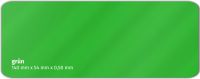 Plastikkarte 140x54mm 500µ grün