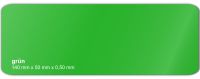 Plastikkarte 140x50mm 500µ grün