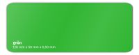 Plastikkarte 128x50mm 500µ grün