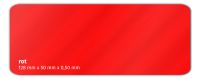 Plastikkarte 128x50mm 500µ rot