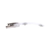 Hosenträgerclip, transparenter Vinylstrap & Metalldruckknopf