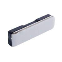 Magnet Kartenhalter schwarz selbstklebend 45x13 mm
