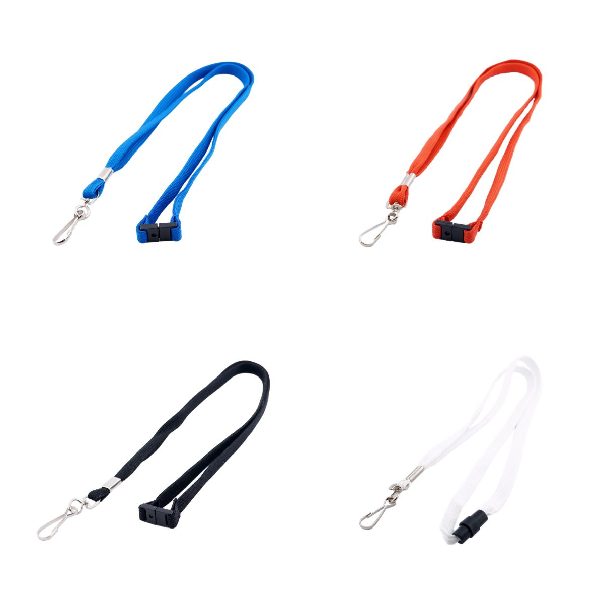 Lot De 10 Dragonnes En Câble Acier Inoxydable 2mmx20cm Avec Boucles - Parfait Pour Badges, Clés, Outils