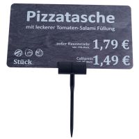 Preisschildhalter Spieß schwarz 20 x 60 x 14 mm
