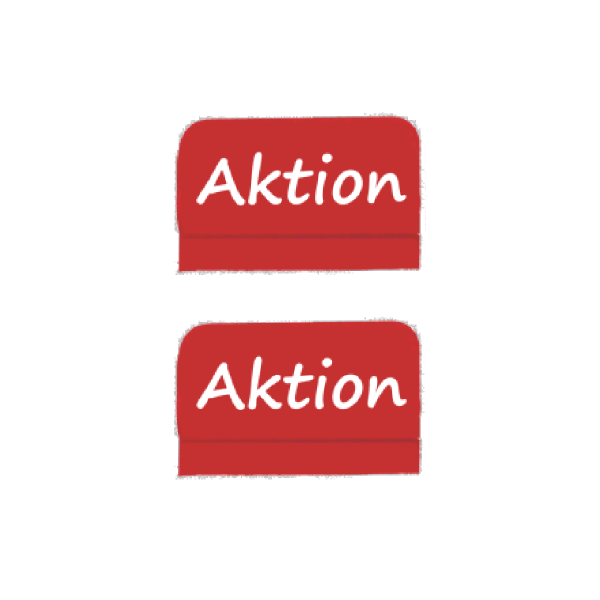 Aktionsreiter "Aktion" 26 x 13 mm