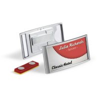 Durable Namensschild Classic 30 * 65 mm mit Magnet, 10...