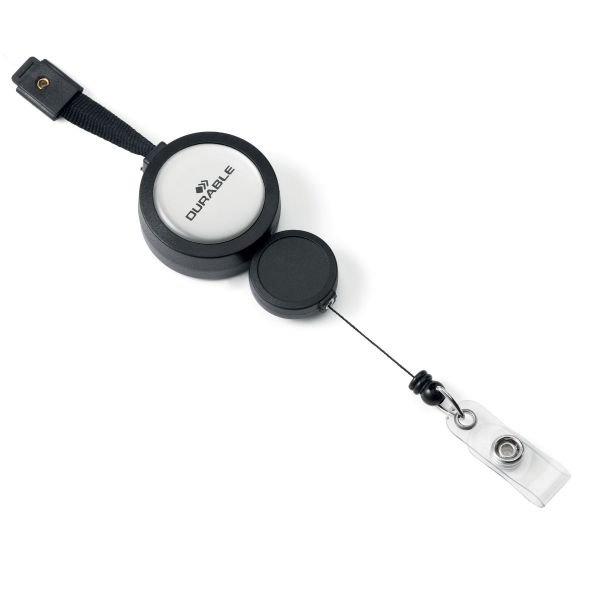 Durable Jojo mit Textilband und Druckknopf Ausweishalter PLUS, 10 Stk.