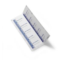 Durable Einsteckschilder Badgemaker 54*90mm A4 Druckbogen, 200 Stk.