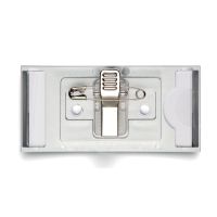 Durable Namensschild Classic 30x65mm mit Kombiklemme, 10 Stk.