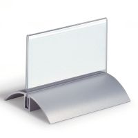 Durable Tischnamensschild Presenter de luxe, 52x100mm, 2...