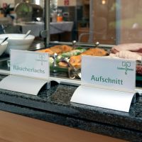 Durable Tischnamensschild Presenter de luxe, 52x100mm, 2...