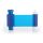Pridento PD1000K-BLUE Farbband monochrom blau